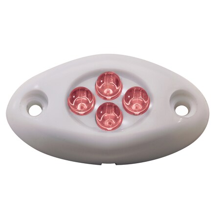 Innovative Lighting Surface Mt Courtesy Light Red White 004-4100-7